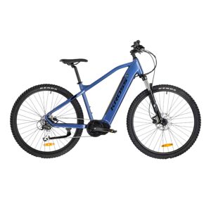 Horský elektrobicykel Kross Hexagon Boost 3.0 29" - model 2024 modrá - XL (21″, 180-195 cm)