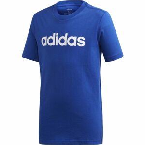 adidas ESSENTIALS LINEAR T-SHIRT Chlapčenské tričko, modrá, veľkosť 128
