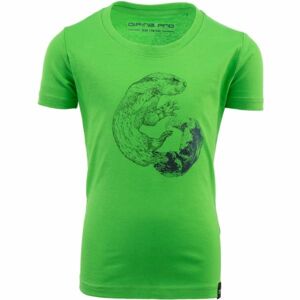 ALPINE PRO ODDO Detské tričko, svetlo zelená, veľkosť 116-122