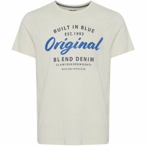BLEND REGULAR FIT Pánske tričko, khaki, veľkosť XXL