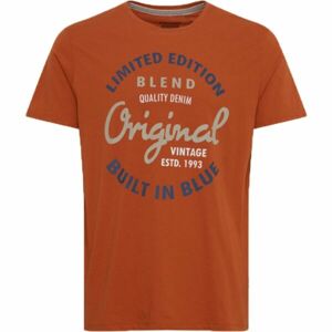 BLEND TEE REGULAR FIT Pánske tričko, oranžová, veľkosť XXXL