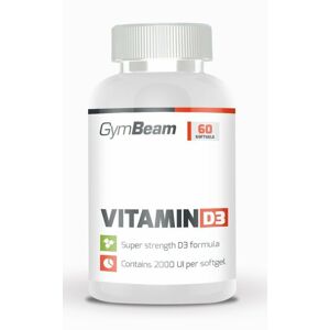Vitamin D3 2 000 IU - GymBeam 60 kaps.