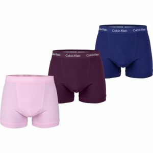 Calvin Klein 3P TRUNK Pánske boxerky, ružová, veľkosť XL