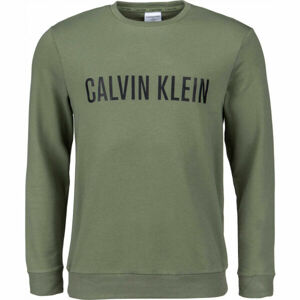 Calvin Klein L/S SWEATSHIRT Pánska mikina, kaki, veľkosť S