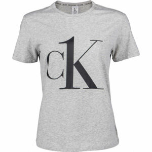 Calvin Klein S/S CREW NECK Dámske tričko, sivá, veľkosť M