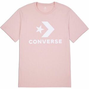 Converse STANDARD FIT CENTER FRONT LARGE LOGO STAR CHEV SS TEE Unisex tričko, ružová, veľkosť S