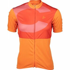 Craft CORE ENDUR ORG Dámsky cyklistický dres, oranžová, veľkosť XL