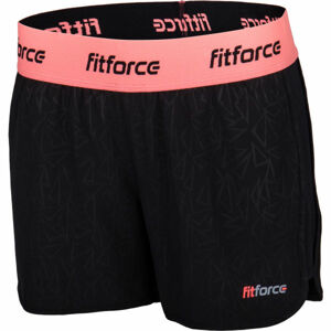 Fitforce RONY Dámske  fitness šortky, čierna, veľkosť XL