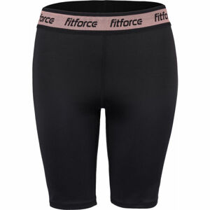 Fitforce SOLTA Dámske  fitness šortky, čierna, veľkosť XS