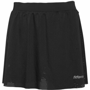 Fitforce RENDA Dámska bežecká sukňa 2v1, čierna, veľkosť S