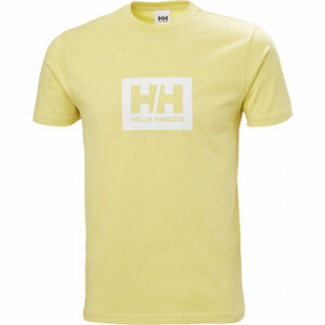Helly Hansen HH BOX TEE Pánske tričko, žltá, veľkosť XXL