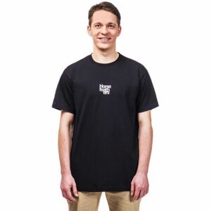Horsefeathers EMBLEM SS T-SHIRT Pánske tričko, čierna, veľkosť M