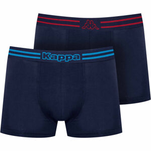 Kappa LOGO ZEN 2PACK Pánske boxerky, modrá, veľkosť S