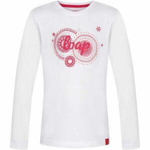Loap ARISKA Dievčenské tričko, biela, veľkosť 112/116