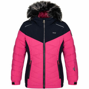 Loap OKIE Detská lyžiarska bunda, ružová, veľkosť 164