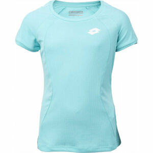 Lotto SQUADRA G TEE PL Dievčenské tenisové tričko, svetlomodrá, veľkosť XS