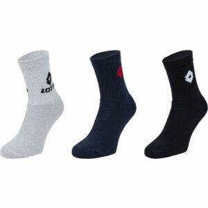 Lotto TENNIS 3P Unisex športové ponožky, čierna, veľkosť 43 - 46