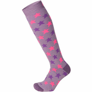Mico MEDIUM WARM CONTROL K Detské lyžiarske ponožky, fialová, veľkosť L