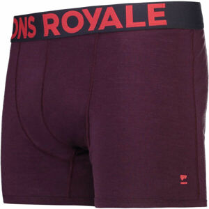 MONS ROYALE HOLD'EM Pánske boxerky z Merina, fialová, veľkosť XL