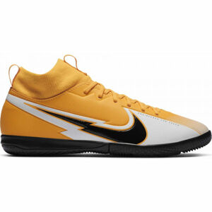 Nike JR MERCURIAL SUPERFLY 7 ACADEMY IC Chlapčenská halová obuv, žltá, veľkosť 37.5