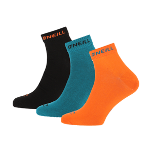 O'Neill QUARTER ONEILL 3PACK Unisexové ponožky, mix, veľkosť 35-38