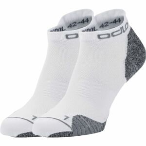 Odlo CERAMICOOL RUN 2 PACK SOCKS SHORT Ponožky, biela, veľkosť 39-41