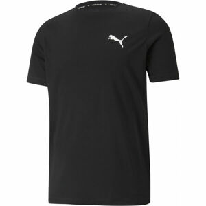 Puma ACTIVE SMALL LOGO TEE Pánske športové tričko, čierna, veľkosť L