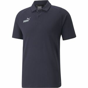 Puma TEAMFINAL CASUALS POLO Pánske tričko, tmavo modrá, veľkosť XL