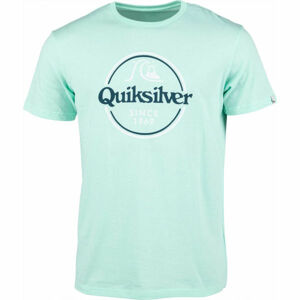 Quiksilver WORDS REMAIN SS Pánske tričko, svetlo zelená, veľkosť S