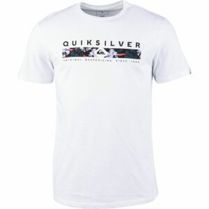 Quiksilver JUNGLE JIM SS Pánske tričko, biela, veľkosť S
