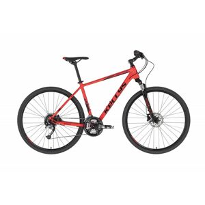 Pánsky crossový bicykel KELLYS PHANATIC 10 28" - model 2021 Red - S (17'')