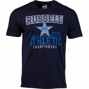 Russell Athletic CHAMPIONSHIP Pánske tričko, tmavo modrá, veľkosť S