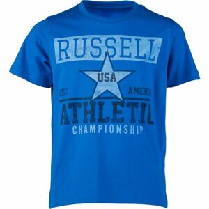 Russell Athletic CHLAPČENSKÉ TRIČKO CHAMPIONSHIP Chlapčenské tričko, modrá, veľkosť 140