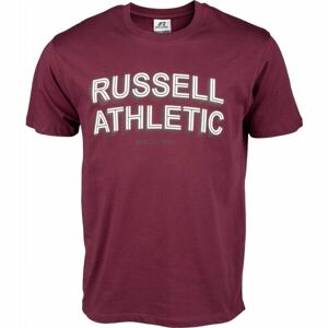 Russell Athletic SHADOW Pánske tričko, vínová, veľkosť S