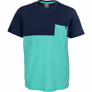 Umbro PUZZO Chlapčenské polo tričko s krátkym rukávom, zelená, veľkosť 128-134