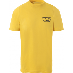 Vans MN FULL PATCH BACK SS Pánske tričko, žltá, veľkosť XS