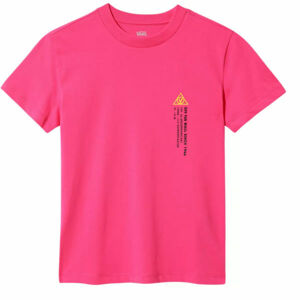 Vans WM 66 SUPPLY BF CREW Dámske tričko, ružová, veľkosť S