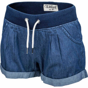 Willard TONJA Dámske plátené šortky džínsového vzhľadu, tmavo modrá, veľkosť 40